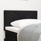 vidaXL - Hoofdbord - Diamant - Blokken - Ontwerp - Zwart - 80 - cm - Velvet
