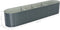 vidaXL - Plantenbak - verhoogd - 400x80x81 - cm - gegalvaniseerd - staal - grijs
