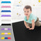 Coast Opvouwbare Oefenmat - 3-delig Antislip Fitnessmat 180x60x5 cm Zwart