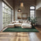 tectake® Soft Zone - Vloerkleed - 200 x 290 cm - Antislip - Groen