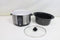 MOA Slowcooker 6,5L - Digitale Timer - 3 Warmtestanden - RVS