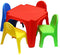 Starplay Speeltafel En Stoelen Set Rood 5-delig