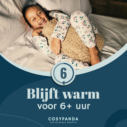 CosyPanda Teddy Kruik met Hoes - 37x21cm - Duurzame Warmwaterkruik - 2L - Bruin