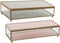 Doos-Juwelenkistje DKD Home Decor New Hygge Metaal Kristal (2 pcs) (25 x 10 x 5 cm)