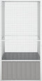 Vogelkooi 111X107X211,5 Cm Gegalvaniseerd Staal Grijs
