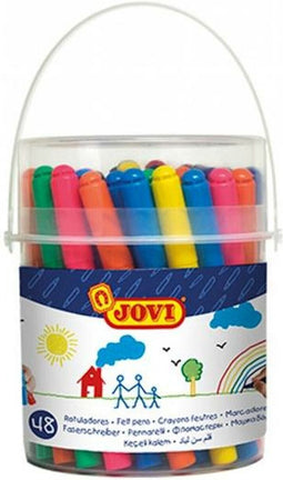 Set Viltstiften Jovi Multicolour 48 Onderdelen