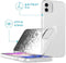 iPhone 11 Hoesje Siliconen - iMoshion Design hoesje - Zwart / Transparant / Splatter Black