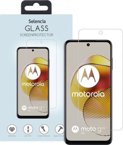 Selencia Motorola Moto G73 - Gehard Glas Screenprotector - 9H krasbestendig