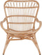 MUST Living Lounge chair Catania,95x75x80 cm, Natural rattan