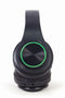 Gembird BHP-LED-01 - On-Ear Koptelefoon - Draadloos Bluetooth 5.0 - Zwart