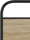 vidaXL - Bedframe - zonder - matras - bewerkt - hout - sonoma - eikenkleur - 80x200 - cm