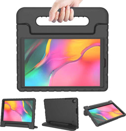 Hoes geschikt voor Samsung Galaxy Tab A 10.1 (2016/2018) - Schokbestendige case met handvat - Zwart