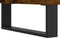 vidaXL - Dressoir - 69,5x34x90 - cm - bewerkt - hout - gerookt - eikenkleurig