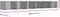 vidaXL - Hondenhok - met - deuren - 12x2x1,5 - m - gegalvaniseerd - staal - grijs