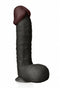 Captain Red The Super - Realistische Dildo - 30 x 5.7cm - Zwart