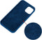 Lunso - Softcase Backcover hoes - Geschikt voor iPhone 13 Pro Max - Blauw