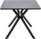 WOOOD Bruno Eettafel - Mdf - Zwart - 200x90