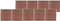 vidaXL - Schutting - 526x186 - cm - HKC - bruin