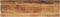 vidaXL - Tafelblad - rechthoekig - 110x40x2,5 - cm - massief - ruw - mangohout