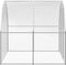 vidaXL - Kippenren - 3x8x2 - m - gegalvaniseerd - staal