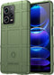 iMoshion Hoesje Geschikt voor Xiaomi Poco X5 5G Hoesje Siliconen - iMoshion Rugged Shield Backcover - Groen