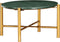 vidaXL - Salontafel - 60x60x35 - cm - echt - steen - met - marmeren - textuur - groen