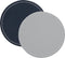 Creative Tops - Onderzetters Kunstleer 10 cm Grijs Marineblauw (4 stuks)