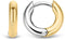 TI SENTO Dames Oorbellen - 925 zilver - Zilver geel verguld - 7210SY