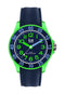Ice-Watch Ice Cartoon Dino - Polshorloge - Silicone band - Koningsblauw met fluogroen (Extra Small)