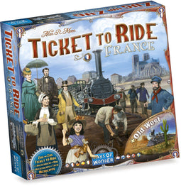 Days of Wonder Ticket to Ride - France & Old West - Dubbelzijdig speelbord - 2-6 spelers