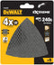 DeWalt DTM3095-QZ - Schuurgaas - 93x93 mm - Korrel 240 (5 stuks)