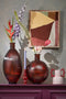 In The Mood Collection - Muurdecoratie - Katoen/FSC hout - L59 x B45 cm - Donkerbruin