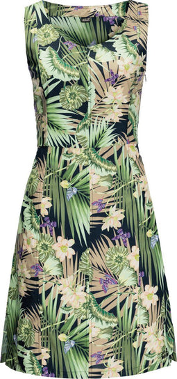 Jack Wolfskin PARADISE DRESS - Mouwloze jurk van gerecycled polyester - Midnight blue all over (2021)