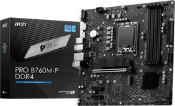 MSI PRO B760M-P - Moederbord - Intel B760 - Micro-ATX - 4x DDR4 (4711377030991)