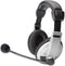 Digitus DA-12201 - Stereofonische headset - Bedraad 1,8 m - Zwart/Wit
