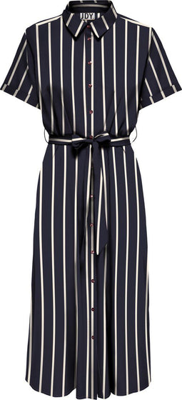 JDY JDYSINDET - Midi jurk - Knoopsluiting - Afneembare tailleband - Maat XL