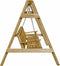vidaXL Schommelstoel 215x171x180 cm FSC geïmpregneerd grenenhout