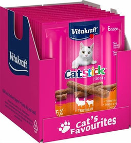 Vitakraft cat-stick - Mini Kalkoen met Lam - 20 x 3 st