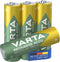 Varta Recycled AA - Oplaadbare Batterijen - 2100 mAh - Groen (4 stuks)