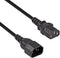 Akyga AK-PC-07C - Stroom Aansluitkabel 3 m - C14 naar C13 - Zwart