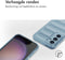 imoshion Hoesje - Geschikt voor Samsung Galaxy S23 FE - EasyGrip Backcover - Lichtblauw