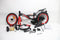 Volare Thombike - Kinderfiets - 14 inch - Handrem en terugtraprem - Zwart Rood