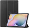 Accezz Trifold Bookcase - Samsung Galaxy Tab S8 / S7 - Hoogwaardig kunstleder - Zwart