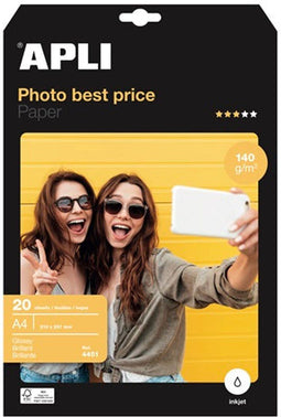 Paper -glossy high bright-A4 135gr 20vel