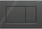 Geberit Sigma20 - Bedieningsplaat - 2-toets spoeling - Zwart glans