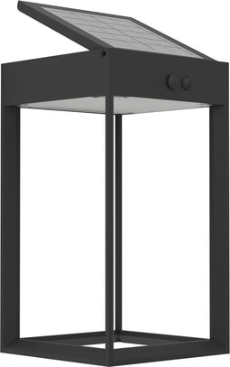 EGLO Suzzara - Solar Wandlamp - LED 800 lumen met bewegingssensor - Zwart