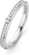 TI SENTO Ring 12147ZI - Zilveren dames ring - Zirkonia pavé - Maat 52