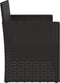 vidaXL - Tuinbank - met - kussens - 105 - cm - poly - rattan - zwart
