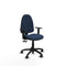 Piqueras y Crespo B1D01RF - Bureaustoel - Verstelbare hoogte met armleuning - Marineblauw