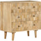vidaXL - Ladekast - 70x35x70 - cm - massief - mangohout